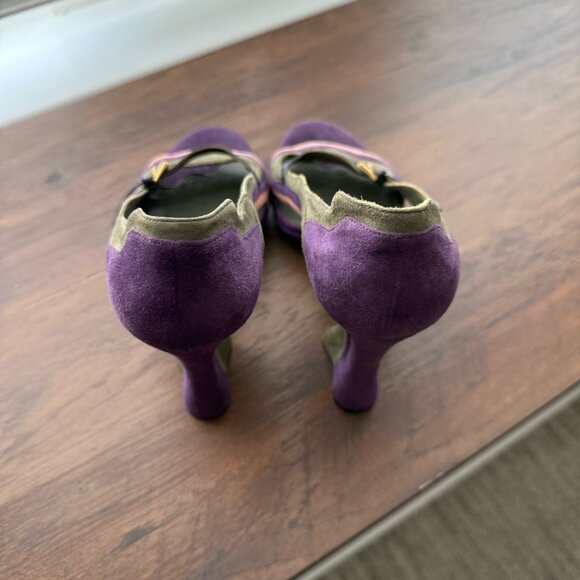 Prada π  Host Pick π  Fairy Collection Color Block Heels size 38 - Picture 2 of 7